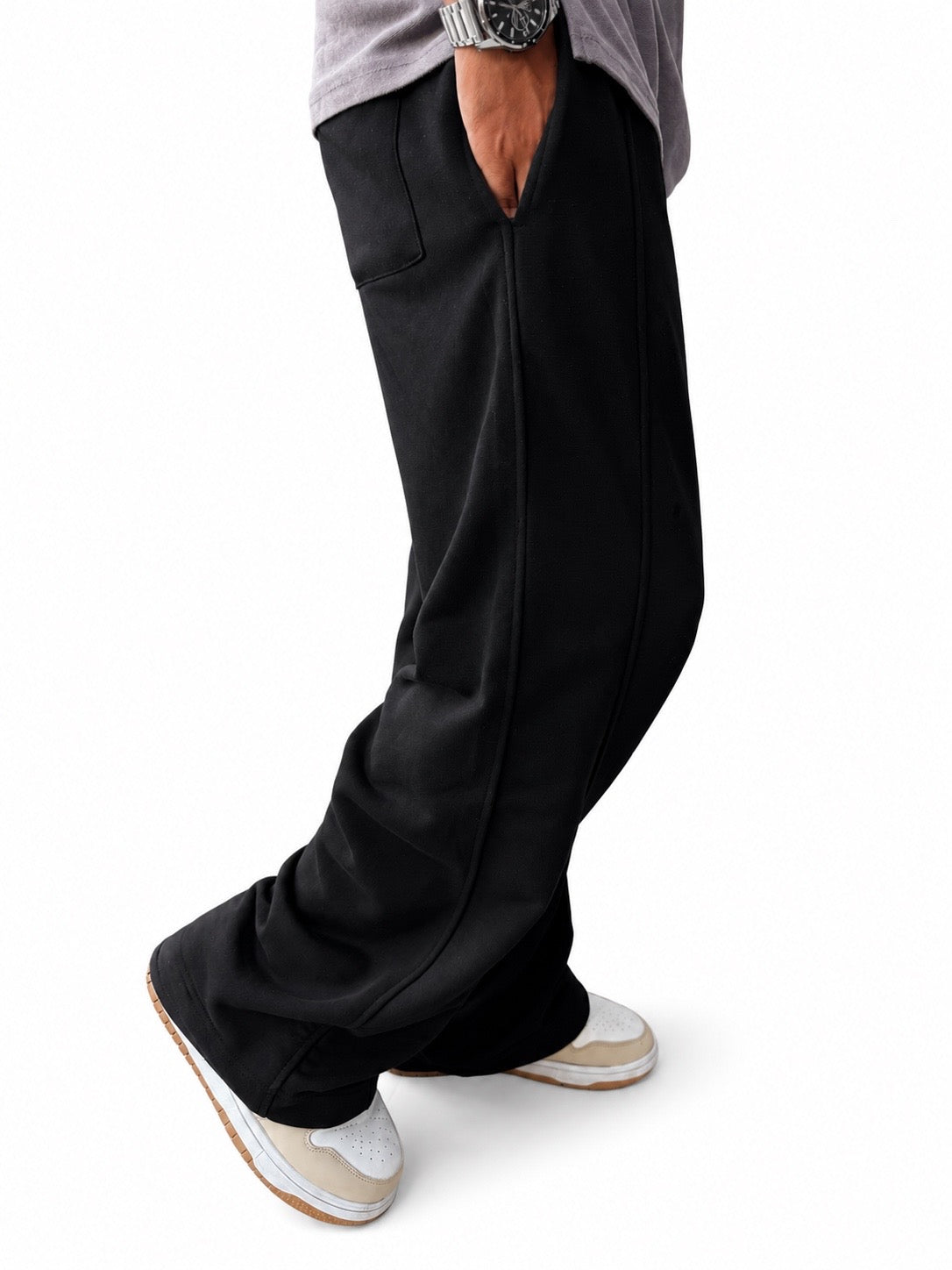 V2 Wide Leg Pants (Black)