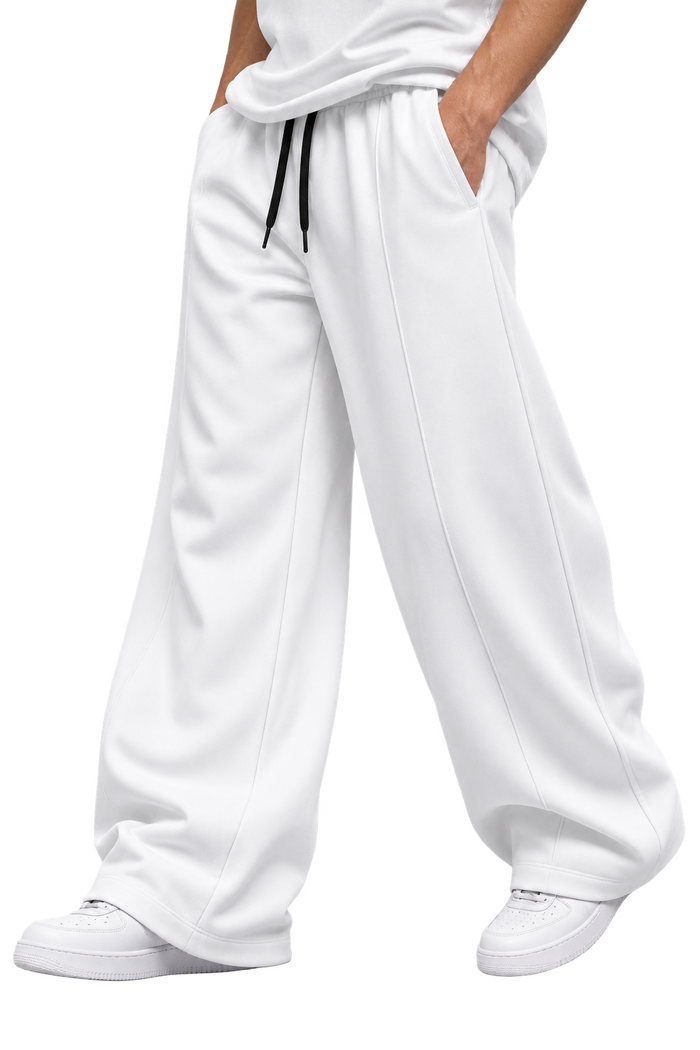 V2 Wide Leg Pants (White)