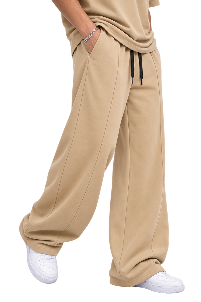 V2 Wide Leg Pants (Beige)