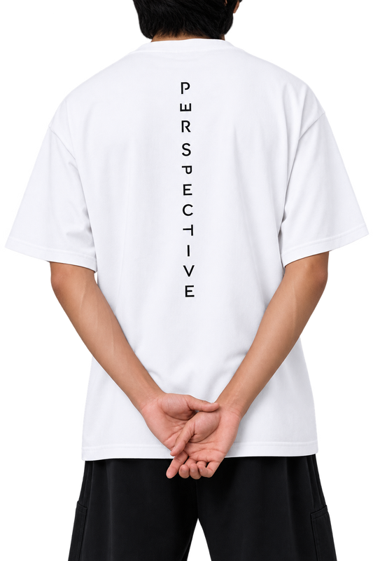 V5 PERSPECTIVE TEE — WHITE