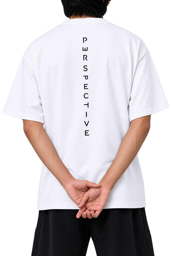 V5 PERSPECTIVE TEE — WHITE