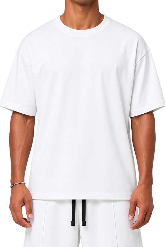V1 OVERSIZED TEE — WHITE