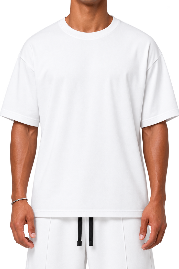 V1 OVERSIZED TEE — WHITE