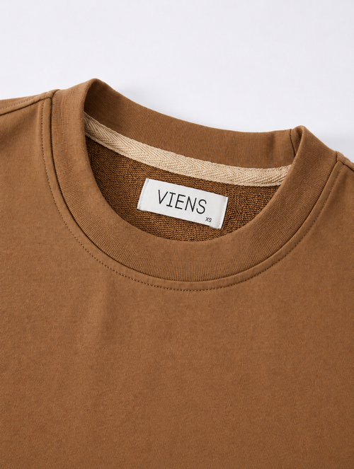 V1 oversized t-shirt (camel)