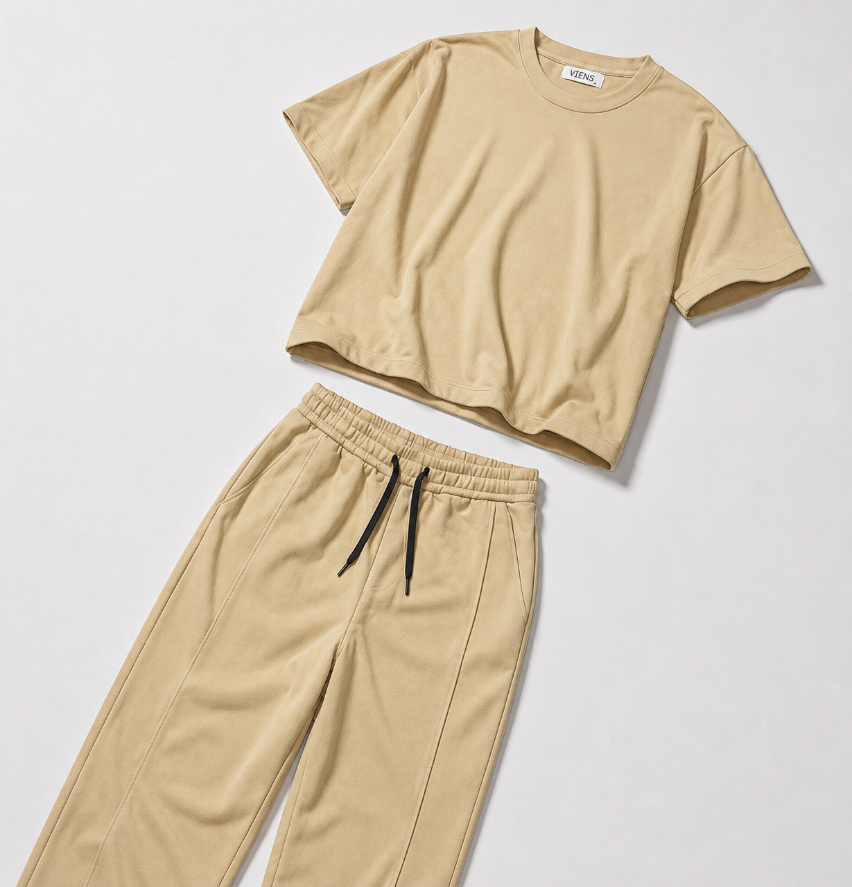 V2 Wide Leg Pants (Beige)
