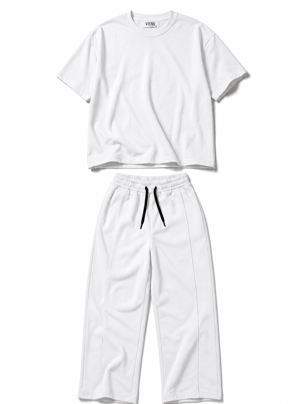 V2 wideleg pants (white)