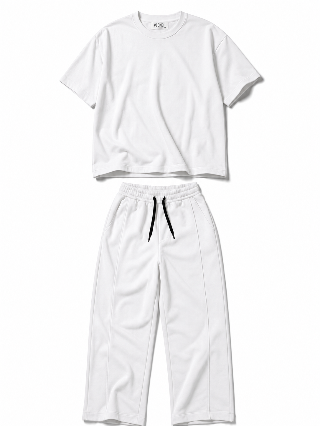 V2 wideleg pants (white)